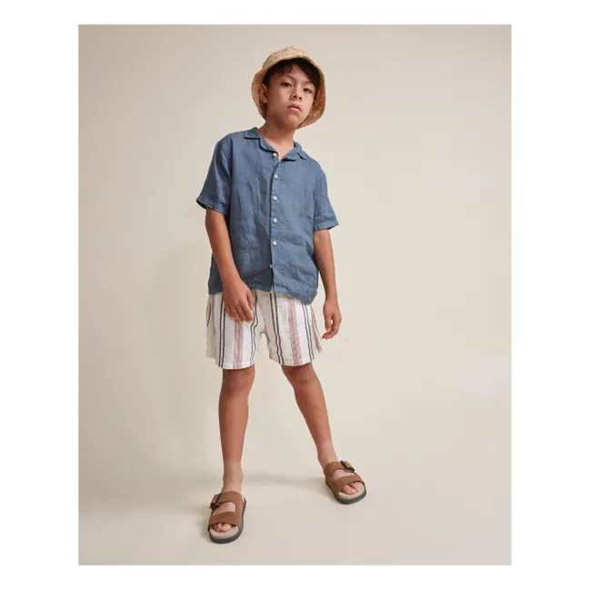 Bermuda-Shorts Etnic Streifen | Seidenfarben