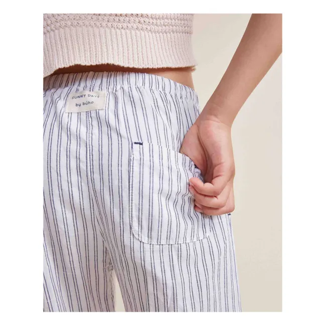 Pantaloni a righe | Bianco