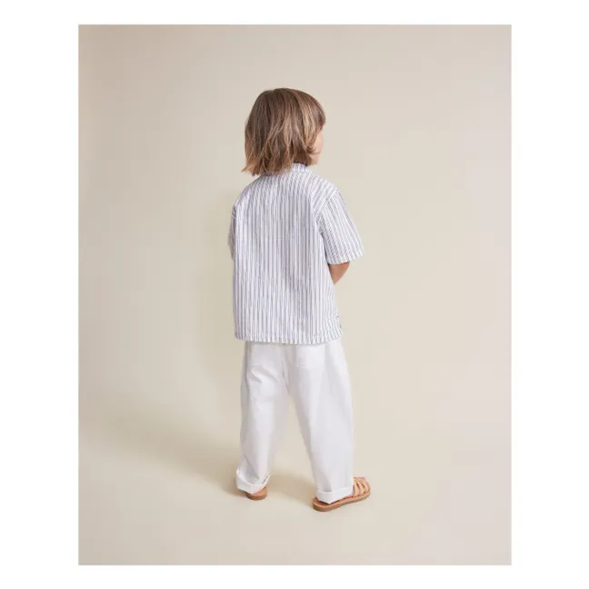 Camicia a righe | Bianco