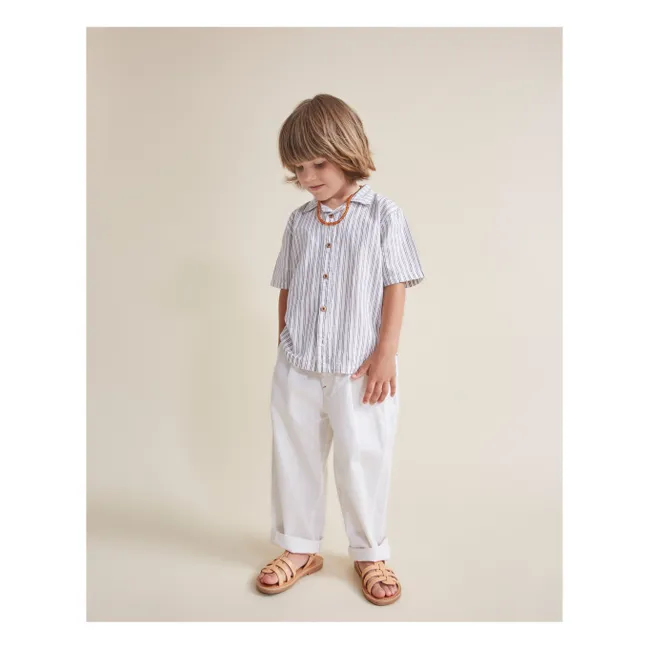 Camicia a righe | Bianco