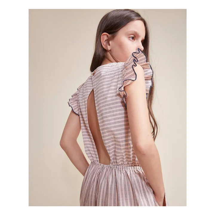 Combinaison Rayures | Rose pâle- Image produit n°2