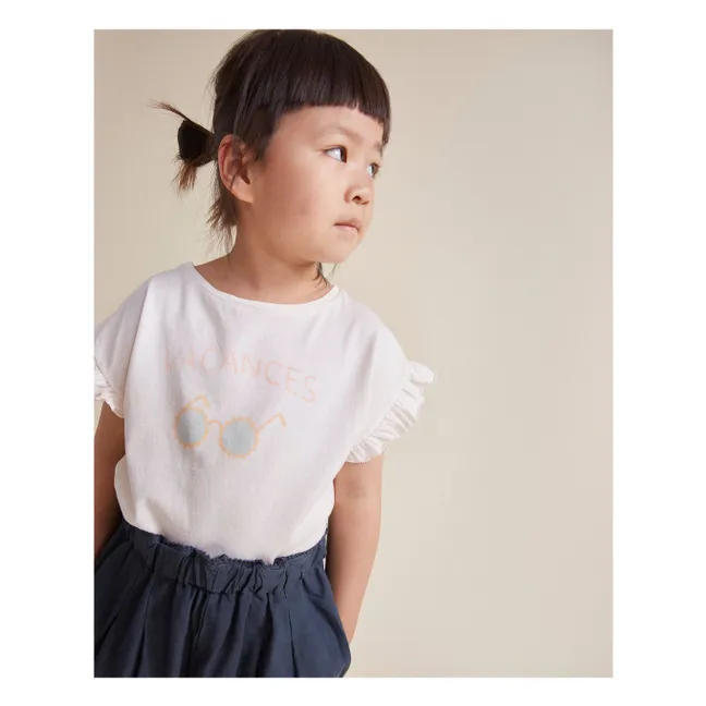 T-shirt Flounces | Ivoire