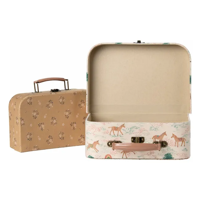 Petites valises de rangement Licorne - Set de 2