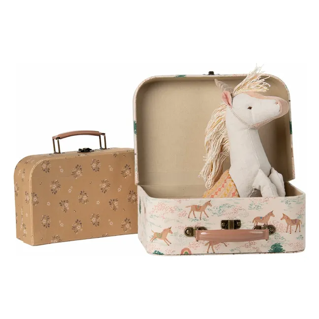 Petites valises de rangement Licorne - Set de 2