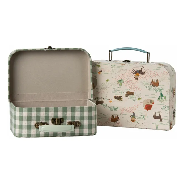 Petites valises de rangement Pony - Set de 2
