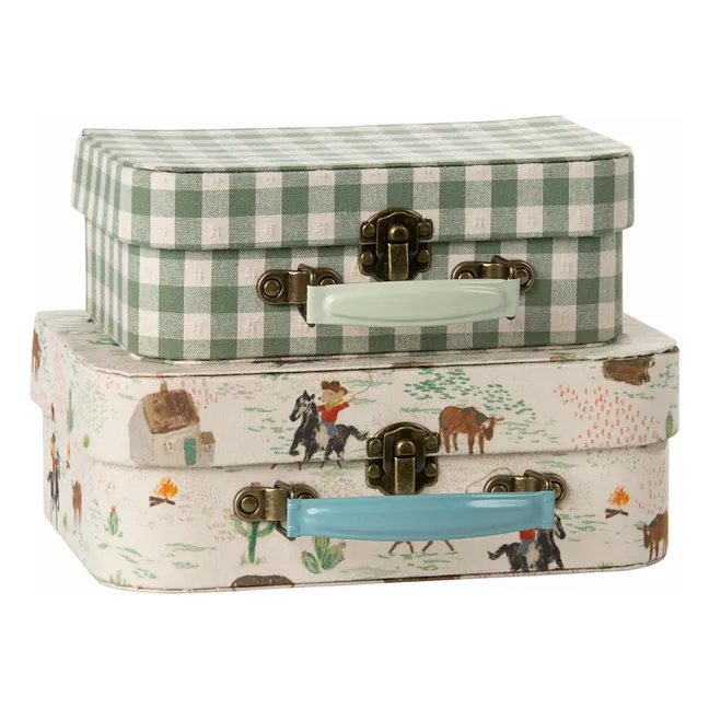Petites valises de rangement Pony - Set de 2