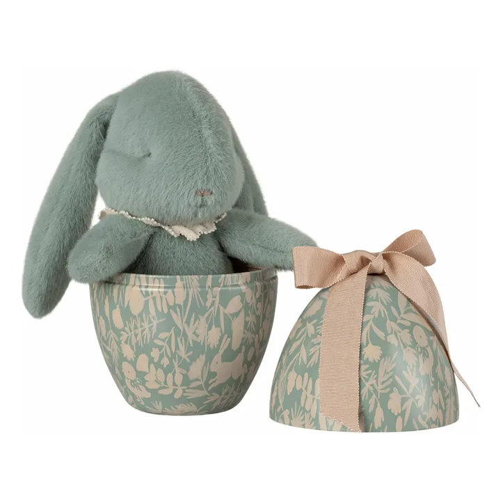 Huevo de Pascua con conejito | Verde Menta- Imagen del producto n°0