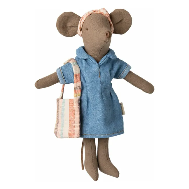 Robe denim et sac à main pour maman souris