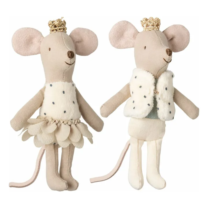 Souris Jumeaux Royaux dans leur boîte | Blanc- Image produit n°1