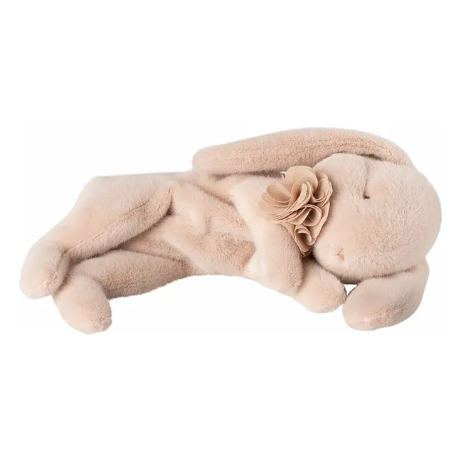 Peluche Lapin dormeur | Rose
