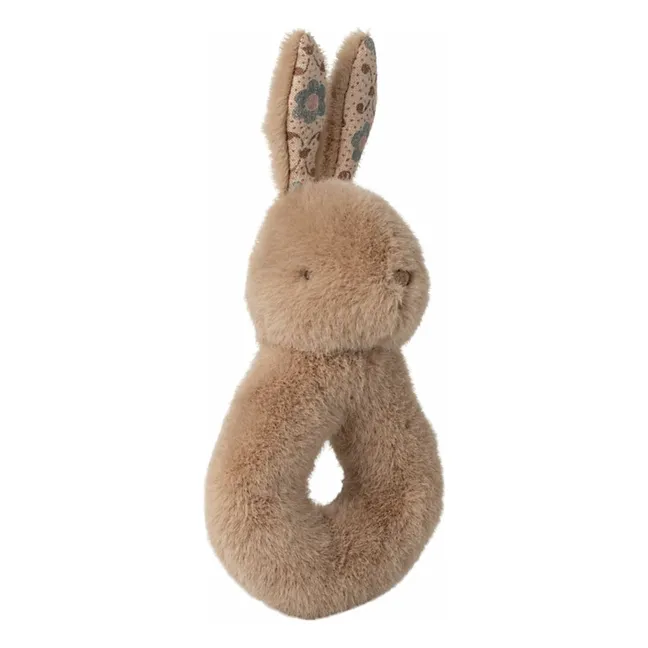 Coffret naissance - Hochet Lapin et lange | Nude