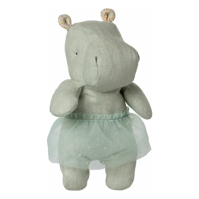 Peluche Hippo ballerine | Vert Menthe
