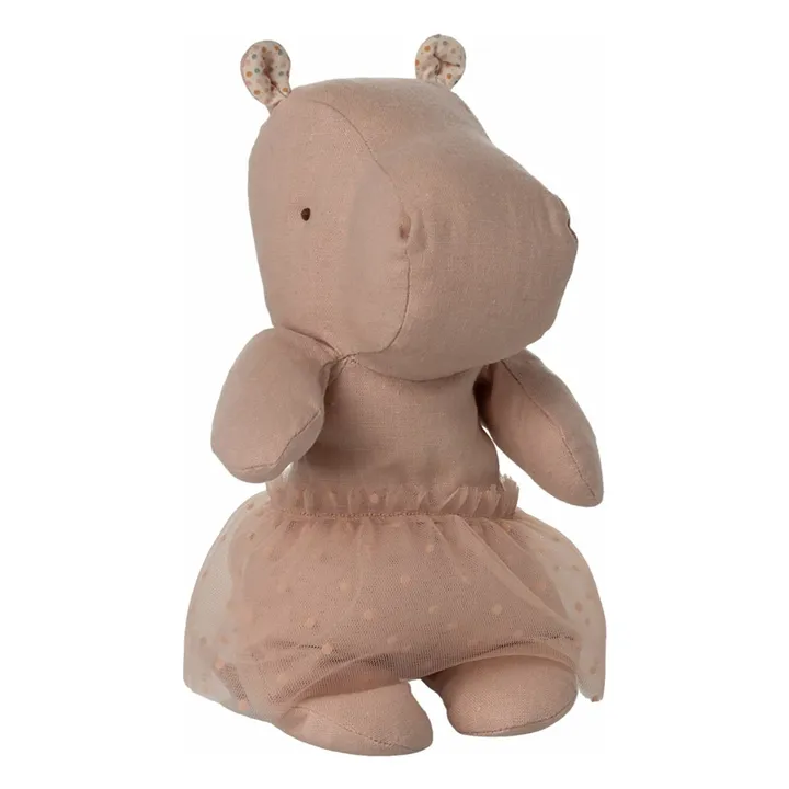 Peluche Hippo ballerine | Rose- Image produit n°1