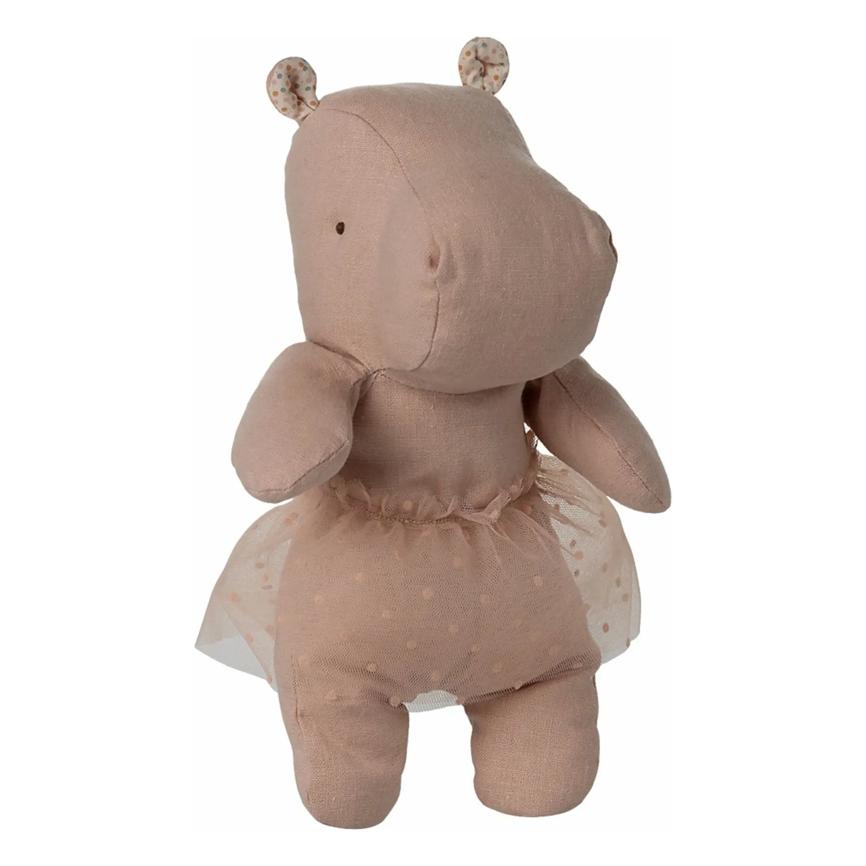 Maileg Pink Hippo Ballerina Plush