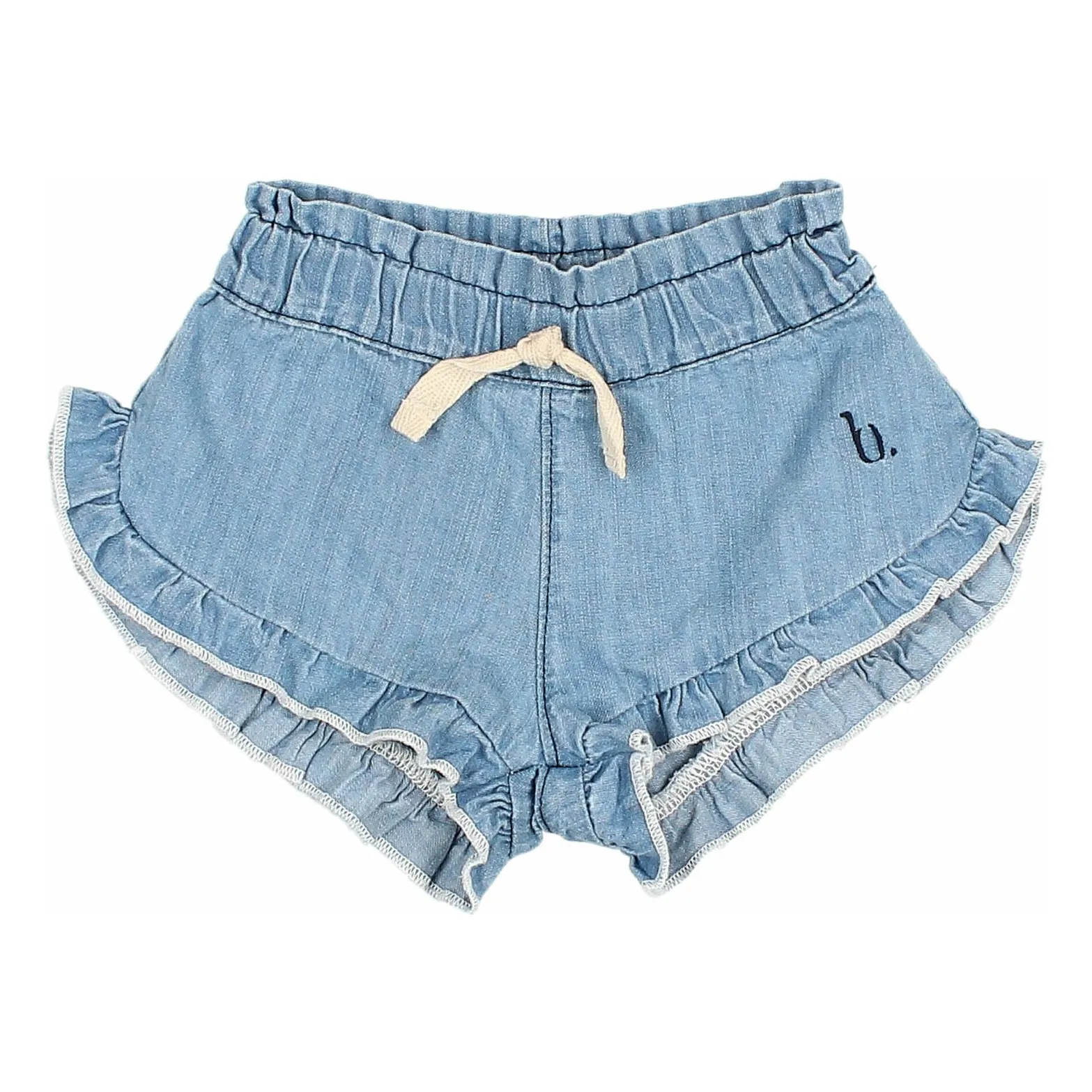 Búho Denim Blue Baby Denim Shorts
