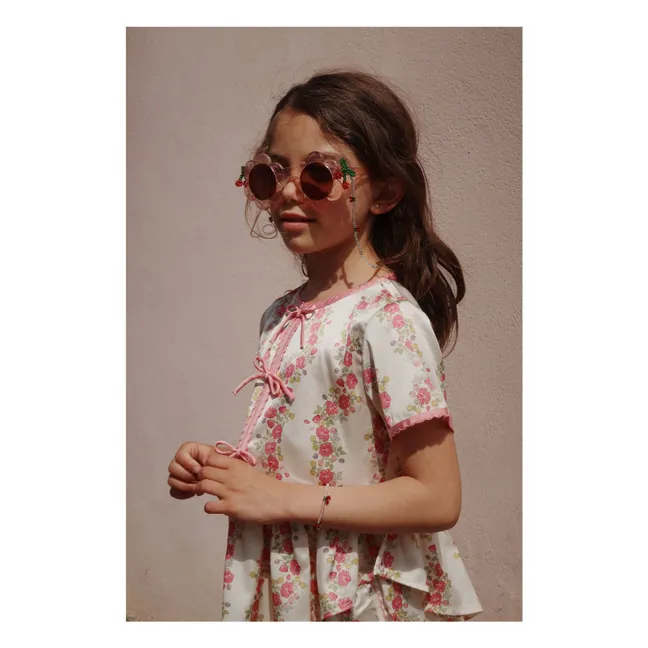 Gafas de sol Junior Flores Fibras Recicladas | Rosa