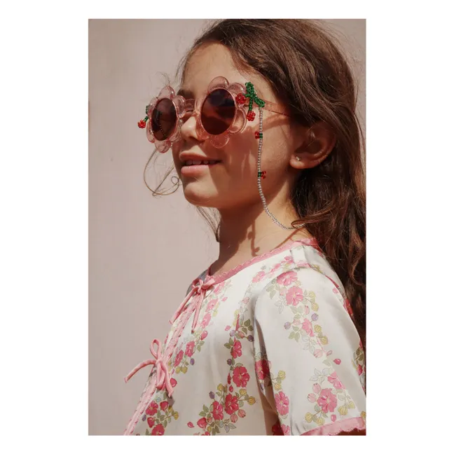 Gafas de sol Junior Flores Fibras Recicladas | Rosa
