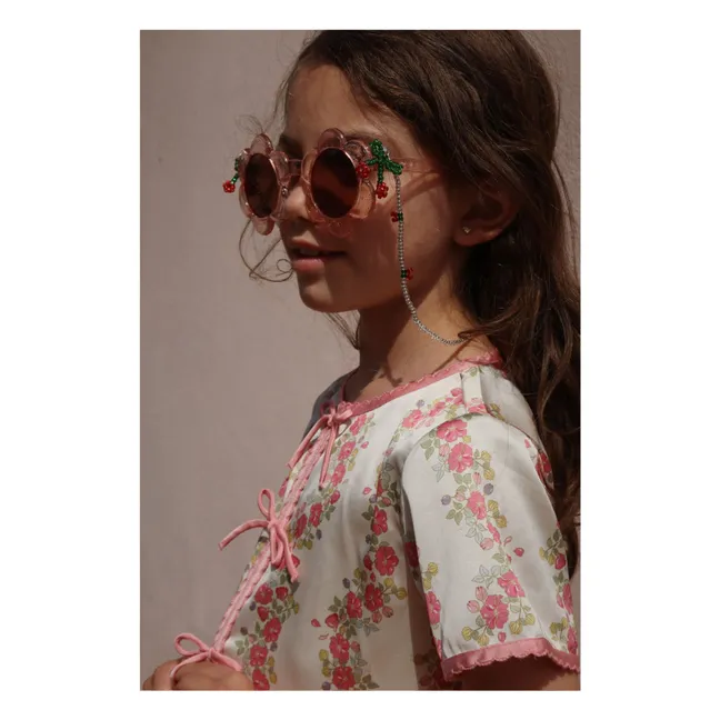 Gafas de sol Junior Flores Fibras Recicladas | Rosa