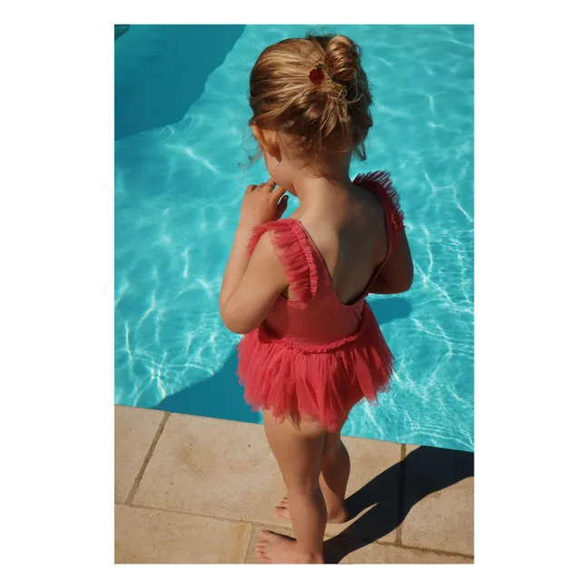 Badeanzug Amandine Lurex | Rosa