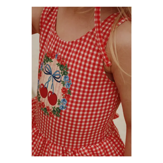 Badeanzug Soline Kirsche | Rot