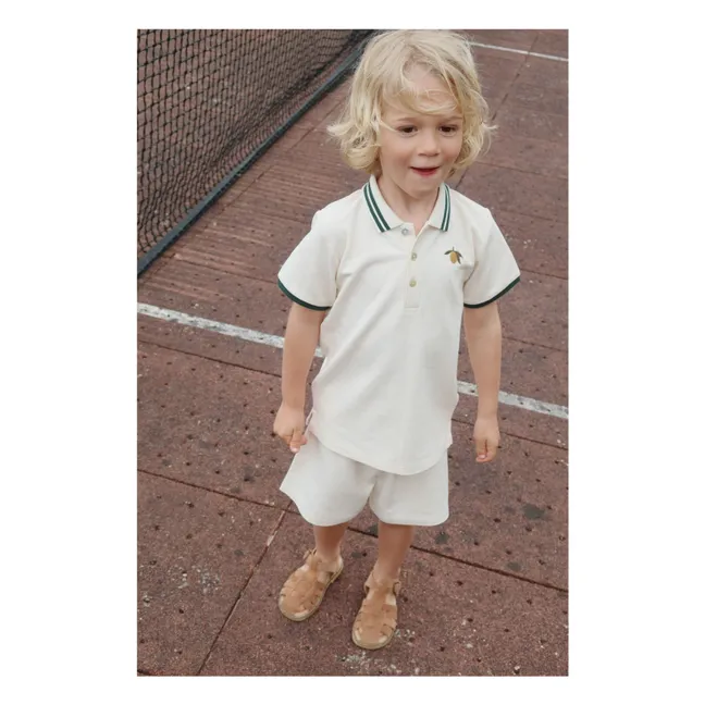 Florian Organic Cotton Shorts | Ecru