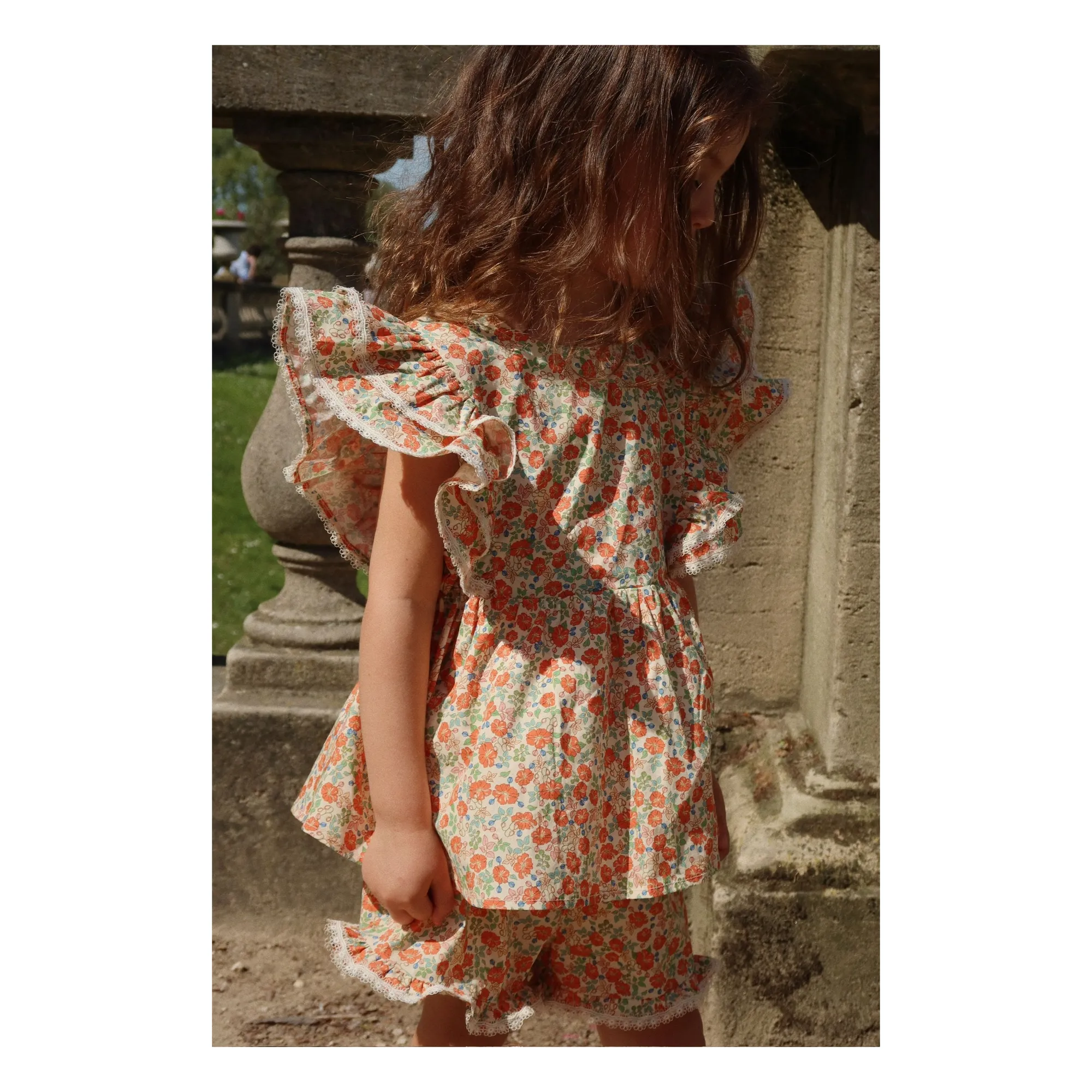 Blouse Verbena Coton Bio | Orange- Image produit n°2