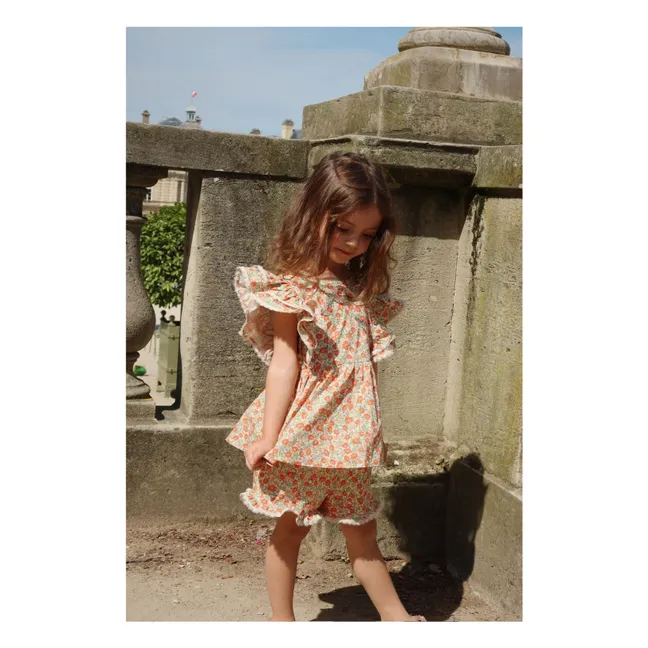Bluse Verbena Bio-Baumwolle | Orange