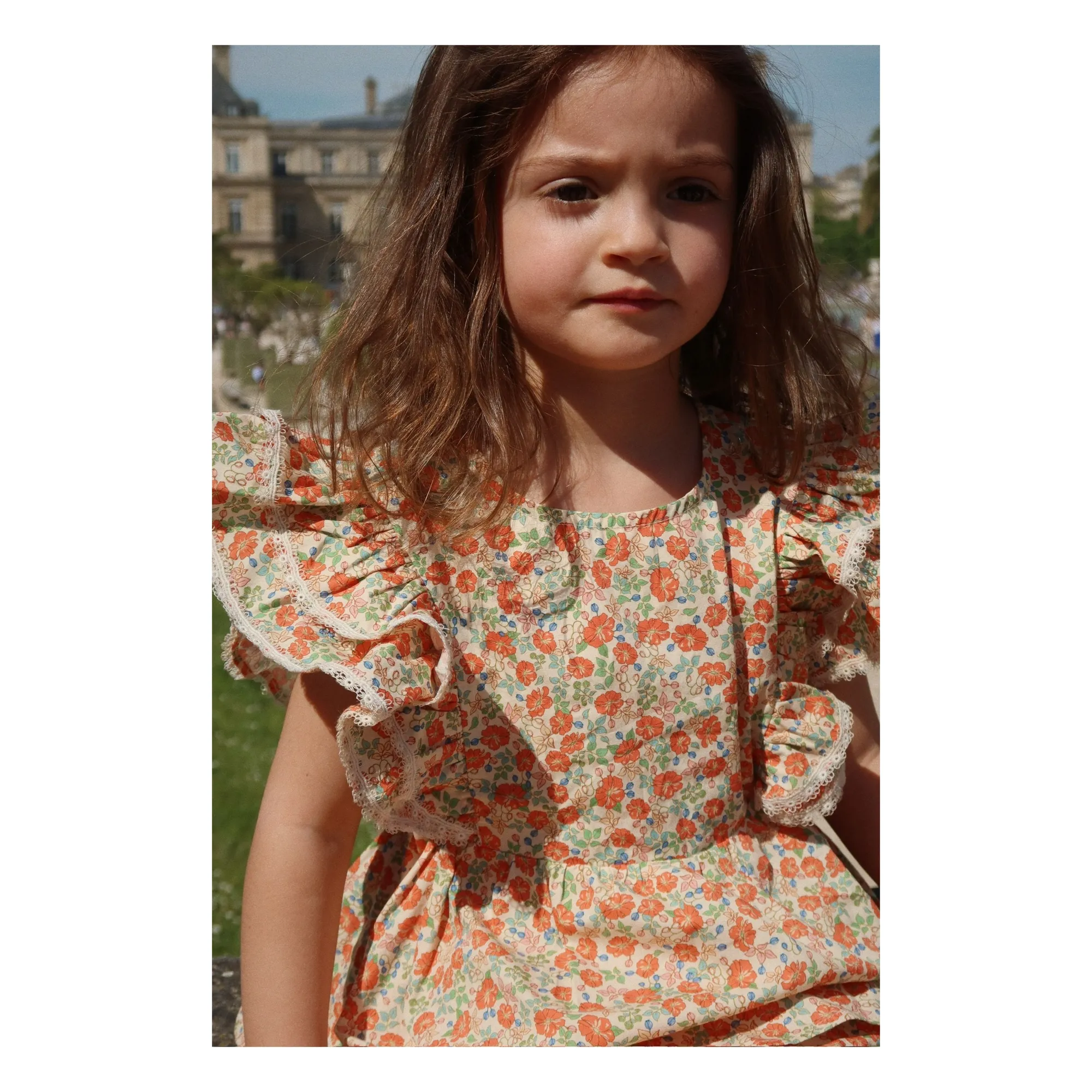 Blouse Verbena Coton Bio | Orange- Image produit n°1