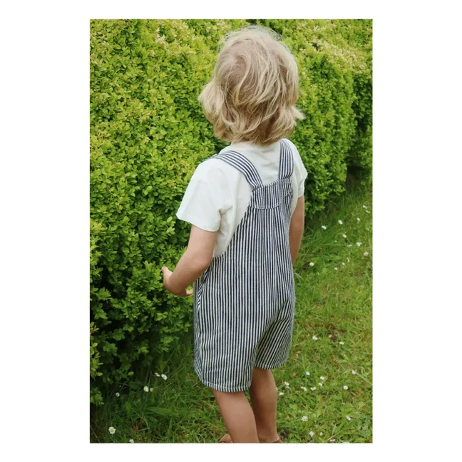 Latzhose Fender Bio-Baumwolle | Navy