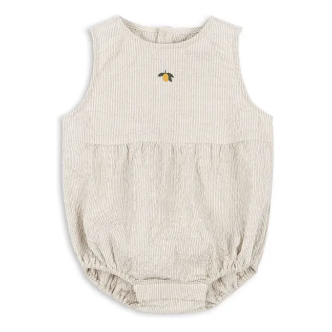 Barboteuse Elliot Coton Bio | Sable