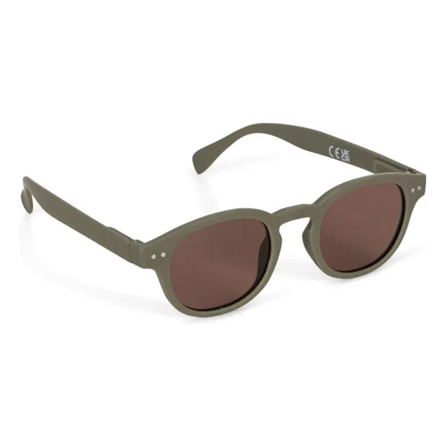 Gafas de sol Junior de fibra reciclada | Verde Kaki