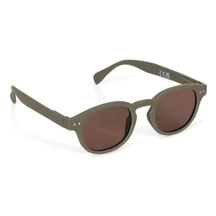 Lunettes de Soleil Junior Fibres Recyclées | Vert kaki- Image produit n°0