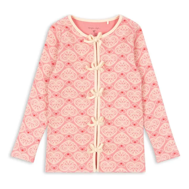 Camiseta de algodón ecológico Ella | Rosa