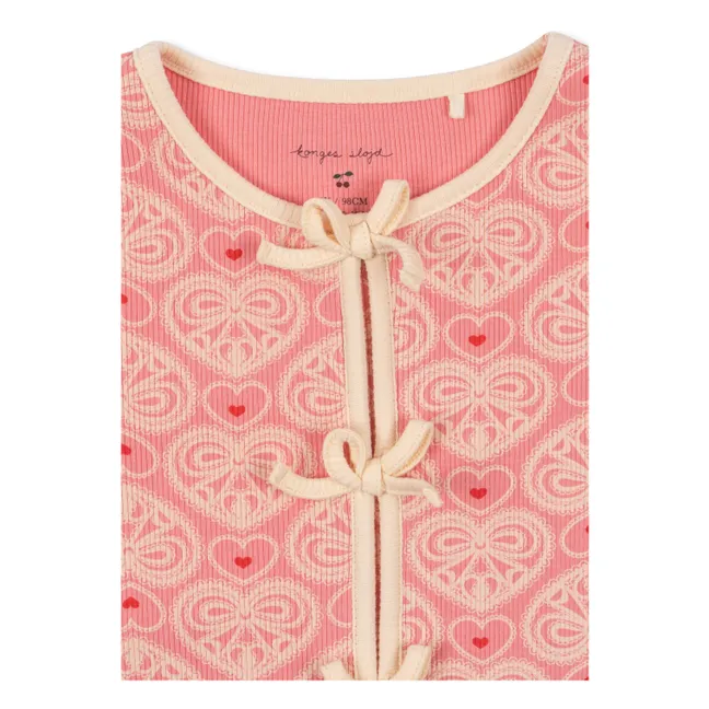 Camiseta de algodón ecológico Ella | Rosa