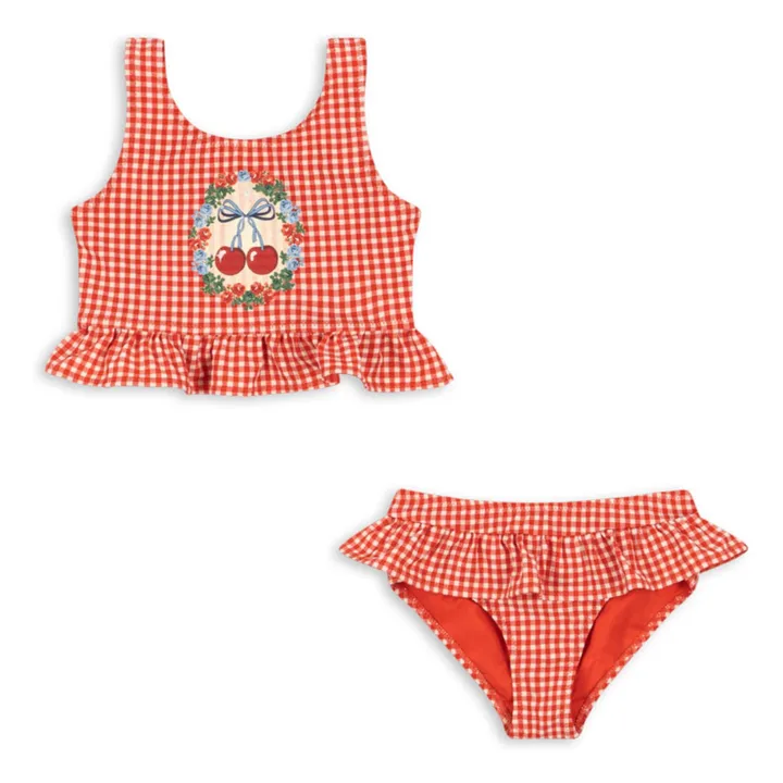 Traje de baño de 2 piezas Soline Cerise | Rojo- Imagen del producto n°0