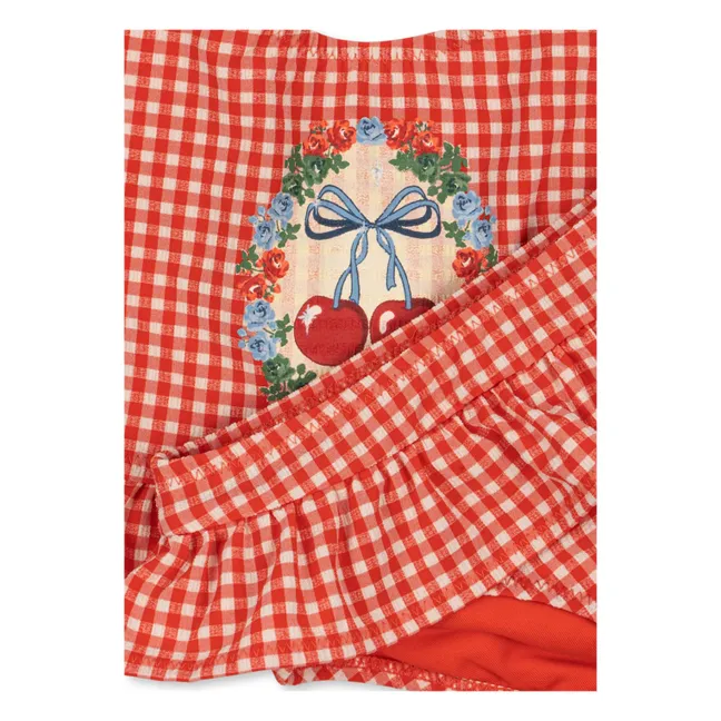 Maillot de Bain 2 Pièces Soline Cerise | Rouge