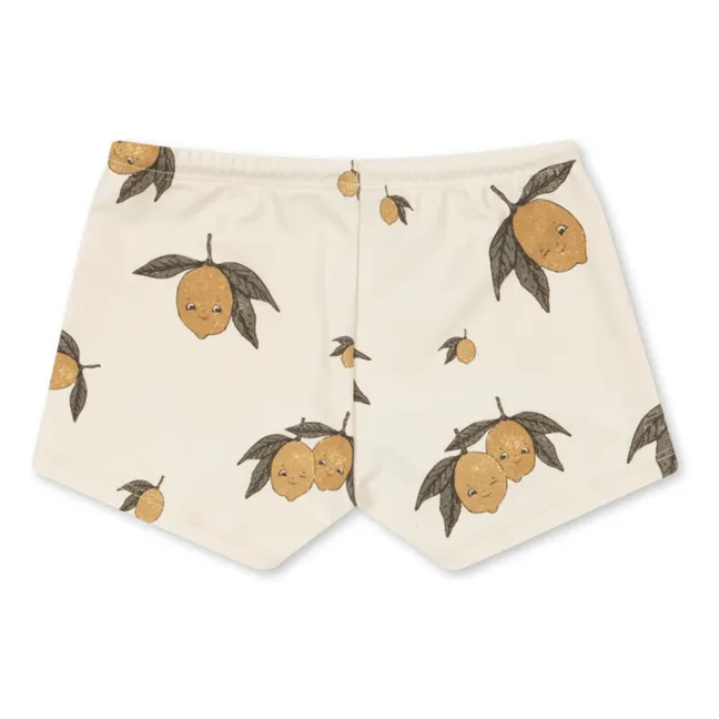 Aster Lemon Bath Short Recycled Fiber | Ecru
