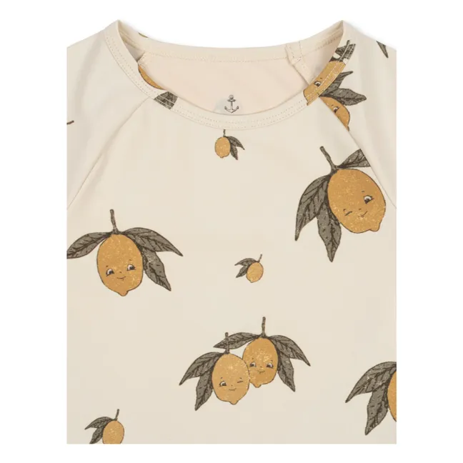 T-Shirt Anti-UV Aster Zitrone Recycelte Fasern | Seidenfarben