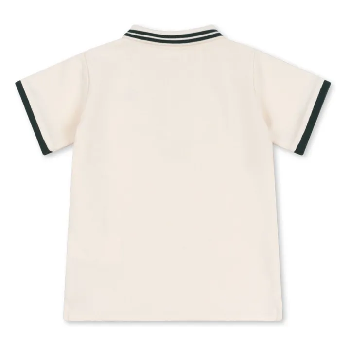Polo Florian Coton Bio | Ecru- Image produit n°4