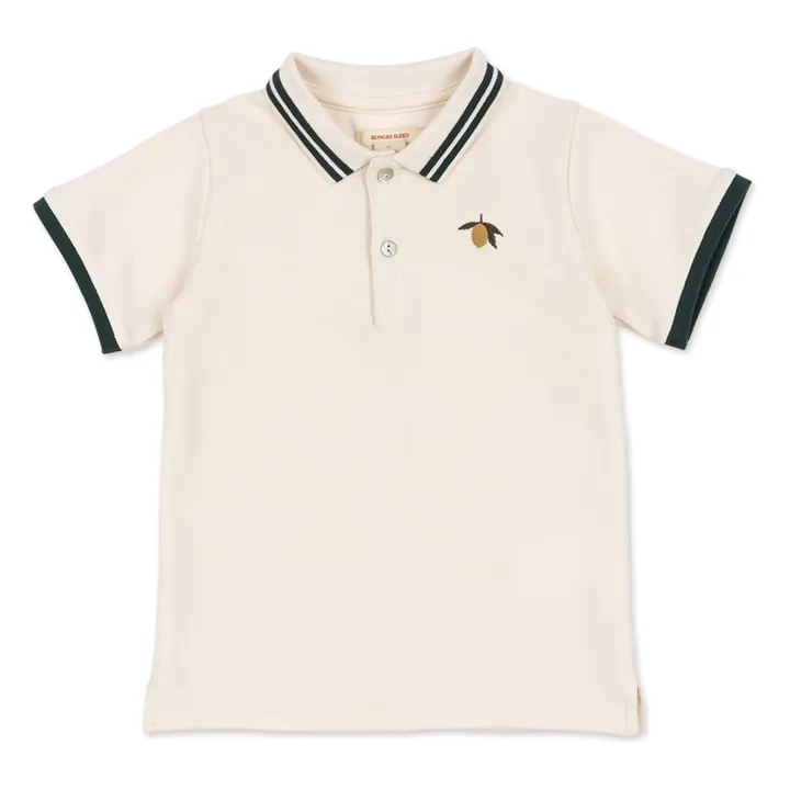 Polo Florian Coton Bio | Ecru- Image produit n°0