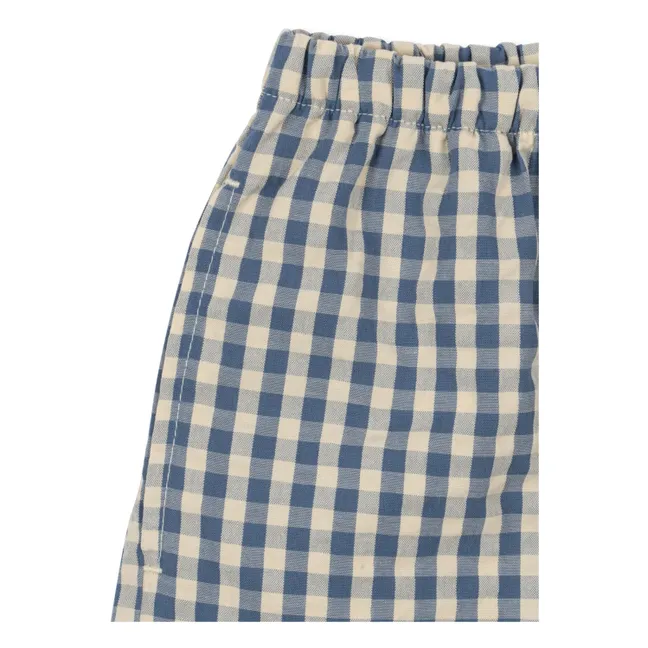 Pantaloncini in cotone organico Kim | Blu