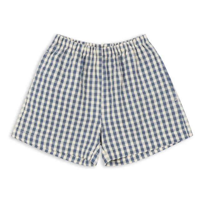 Pantaloncini in cotone organico Kim | Blu
