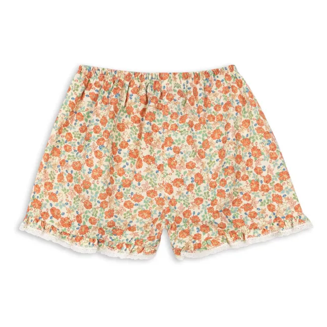 Pantaloncini in cotone biologico Verbena | Arancione