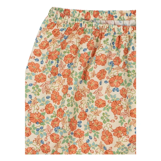 Pantaloncini in cotone biologico Verbena | Arancione