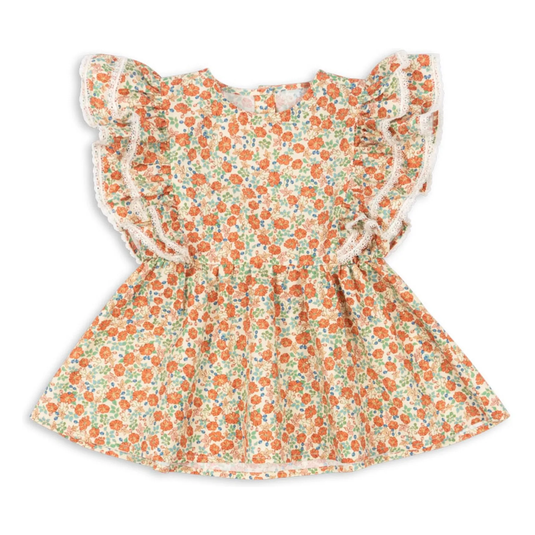 Konges Sløjd Orange Verbena Organic Cotton Blouse
