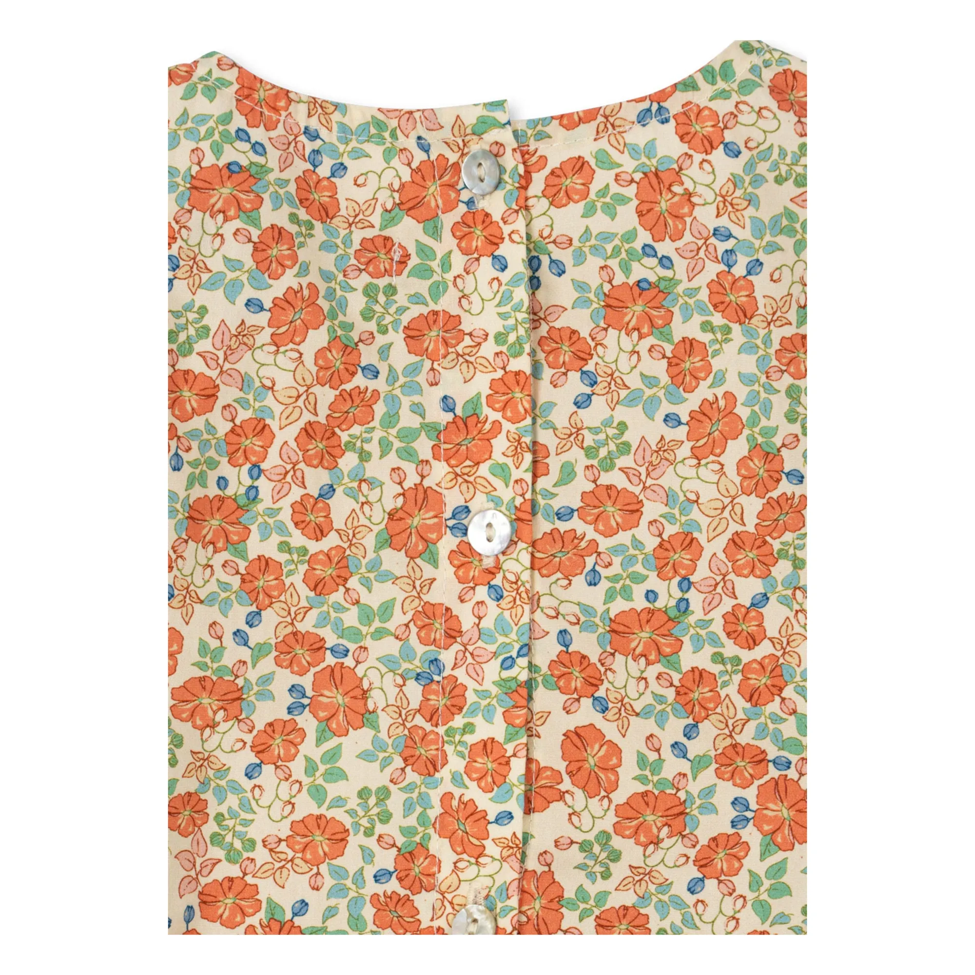 Blouse Verbena Coton Bio | Orange- Image produit n°3