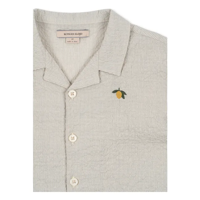 Camicia Elliot in cotone biologico | Ecru
