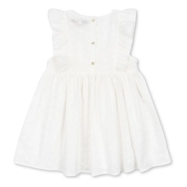 Lacey dress | White- Product image n°4