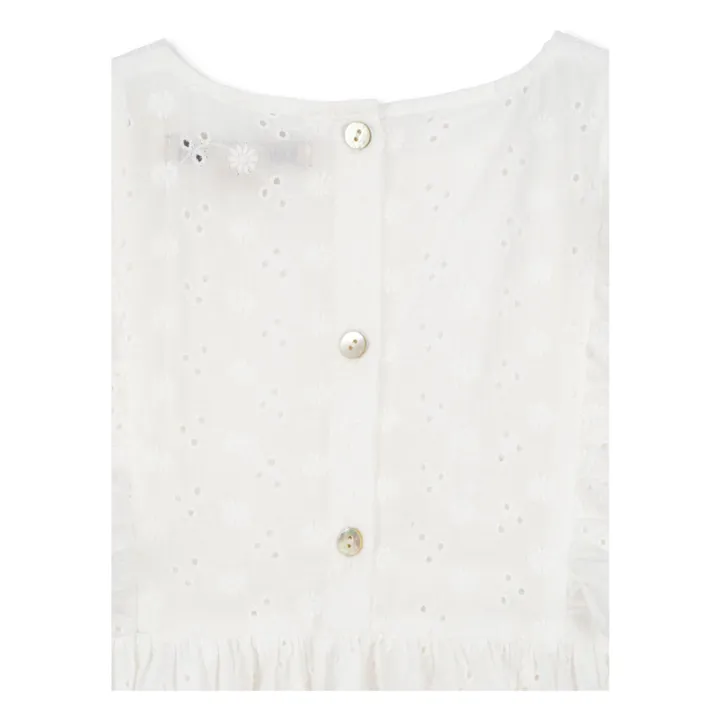 Lacey dress | White- Product image n°3