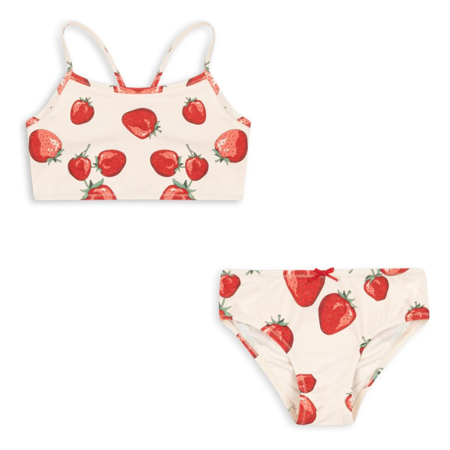 Konges Sløjd Ecru 2 Piece Swimsuit Frago Recycled Fibers
